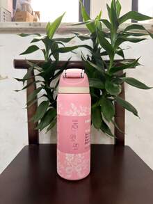 新款 O-WALA 户外直筒不锈钢真空保温瓶，多种颜色可选，按压式手持设计，简约时尚高效，适合学生和车载使用。 - 多色32oz - 查看 18