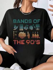 Women T-Shirts - Black - View 6