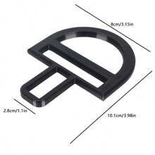 One Hook Ring For Locking The Trunk Of A Car - Used For Attaching Straps, Hooks Or Elastic Ropes. Easy To Install, Convenient And Durable. Car Accessory. - D-type Binding Ring - View 9