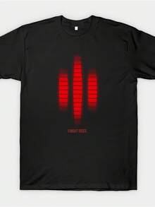 Camiseta Knight Rider Voice Box con Diseño de KITT y Gráfico del Módulo de Voz Icónico - Camiseta Casual de Cuello Redondo para Fanáticos del Programa de TV de los 80, Prenda Nostálgica - Negro - Ver 7