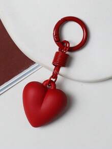 1pc Women's New Faux Cake Keychain PU Heart Key Chain Pendant Bag Charm Key Ring Best Party Gift Jewelry - Multicolor - View 15