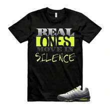 Camiseta 95 Big Bubble Amarillo Neón Negro Gris Frío 2026 OG Match REAL - Negro - Ver 7