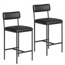 Metal And Wood Rectangular Table With 4 Upholstered Chairs,5 Piece Dining Table Set - Kursi tinggi isi dua - View 1
