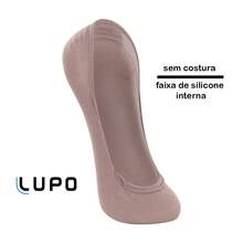 Kit Of 2 Lupo Basic Seamless Slipper Socks With Silicone 03287-088 - Nude - 查看 2