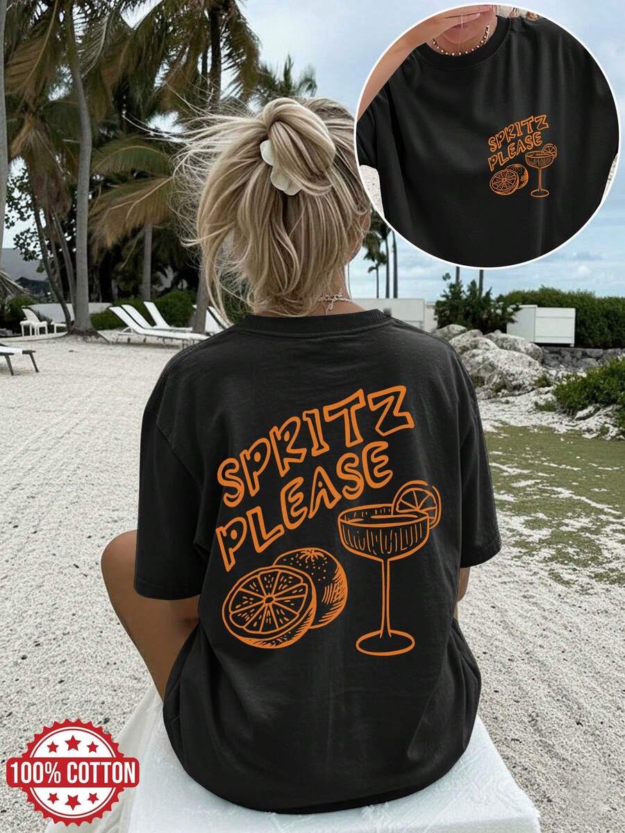 Women T-Shirts - Black - View 1