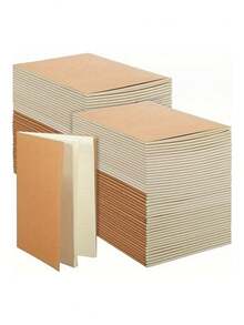 5pcs Pocket-Sized Kraft Paper Mini Notebooks, Portable Student School Office Writing Course Project Memo Pads - Notebook - View 10