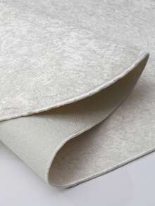 Modern Ivory Area Rug For Living Room | Soft Minimalist Contemporary Carpet Made In Turkey - White - View 4