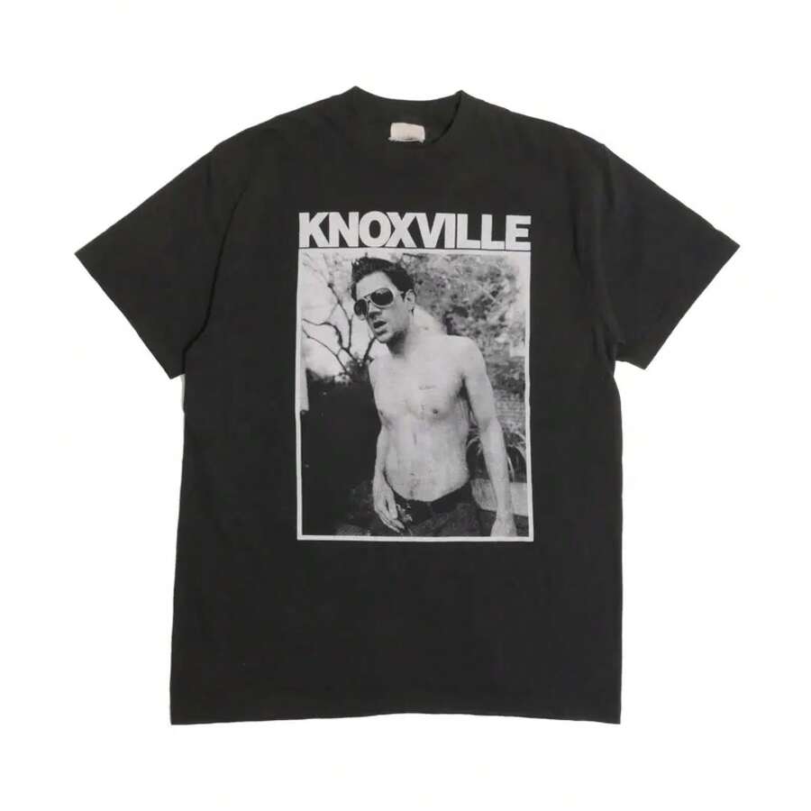 Jackass TV Series T-Shirt Johnny Knoxville, Prank USA, Music, Television, Bam Margera, Movie Promotion, American Punk Rock T-Shirt - Medium - 黑色 - 查看 1
