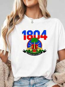 1 Piece Haitian Revolution Flag 1804, Haitian Independence Flag Da-0180g 100% Cotton - 白色 5 - View 4