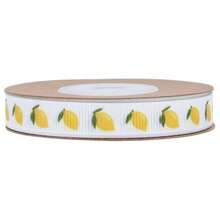 1 Roll Colorful Fruit Polyester Ribbon, Back To School Apple Ribbon, Orange Lemon Blueberry Printed Ribbon, Gift Wrapping Ribbon, Handmade DIY Candy Decoration Ribbon - 1cm-10 Sizes - View 5