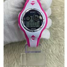 Children's Digital Watch, Water Resistant.. Easy Viewing Of Time With Date And Month, Also With Stopwatch For Running. Night Lights.. With Different Colors Available! - Hot Pink - View 4