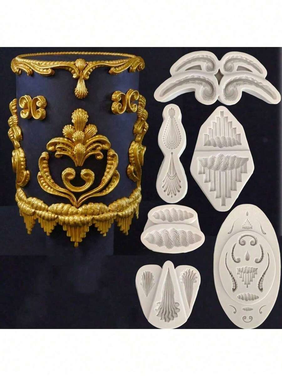 European Style Embossed Decorative DIY Handmade Candle Plaster Resin Mold - Relief - View 1