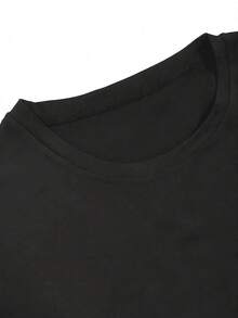 1 camiseta con estampado retro "Eat Your Veggies" |   Camiseta Vegana |   Camiseta de Mercado de Verduras para Agricultores, 180g, 100% Algodón, los diseños están impresos. Unisexo. - Negro - Ver 3