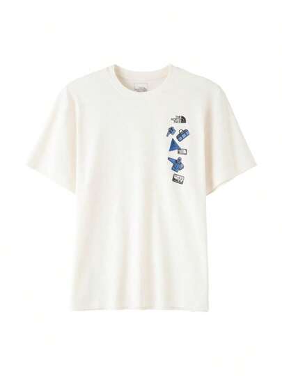 The North Face U ICON PATCH RELAXED SS TEE GRAPHIC - AP Lightweight Comfortable Daily Outdoor Sports Casual Short Sleeve T-Shirt For Men And Women