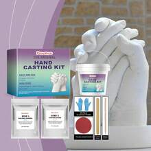 Dowmoo Hand Casting Powder Set, 3D Model Cloning Powder, Hand Casting Kit For Keepsakes - 1 - View 2