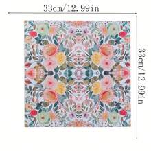 20pcs/Set Disposable Spring Themed Colorful Floral & Bird Print Napkins, Suitable For Weddings, Birthday Parties, Afternoon Tea Gatherings And Various Party Decorations, Designed With Floral And Plant Patterns, Ideal For Home Events, Birthday Celebrations, Parties, Camping, Hotels, Home Decor And More - Floral Series Napkins - View 9