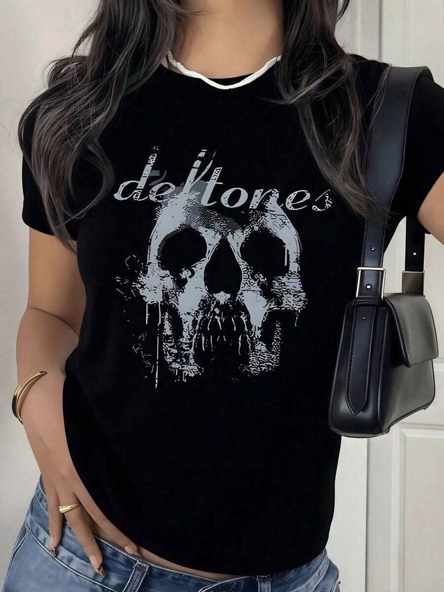 Camiseta gráfica con calavera de Texas Longhorn, bandera de EE. UU., camiseta desgastada de rodeo sureño patriótico, camiseta negra de manga corta con orgullo estatal, fundada en 1845 - Negro - Ver 1