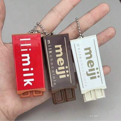 2026 New Meiji Chocolate Snap Stress Relief Toy Keychain - Valentine's Day Gift - Gift - Perfect Gift - Birthday Gift - Christmas Gift - Friend Gift - Holiday Gift - New Year Gift - Easter - Hot Selling - Explosion Model - 2026 Gift - Perfect Gift - Valentine's Day - Suitable For Friendship - Gift For Boyfriend/Girlfriend - New Product - Birthday Gift - Perfect Gift - Interactive - Family