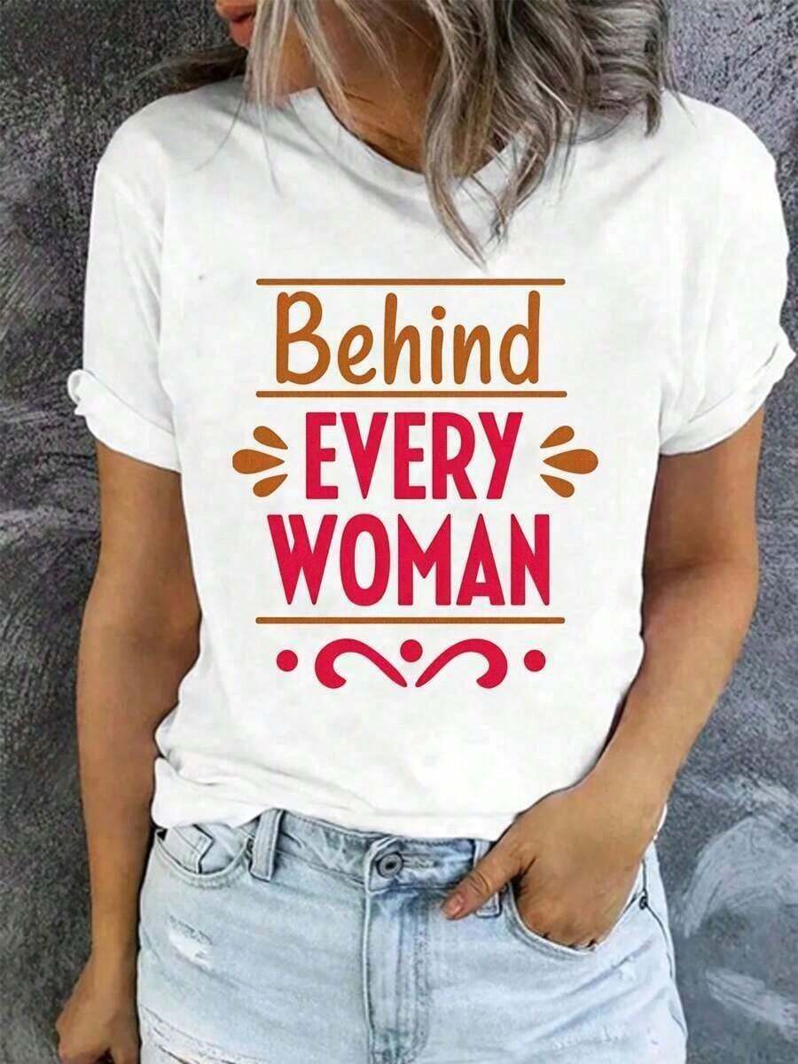 1 Piece HIPTEE Women's Graphic Tee, 100% Cotton, Retro Print, Soft Cotton Casual Tee, For Everyday Wear At Brunch And Running Errands, Relaxed And Flattering Fit - Unisex Everyday Wear For Women And Men, 180g 100% Cotton, All Designs Are Printed. Unisex. - 白色 - 查看 1