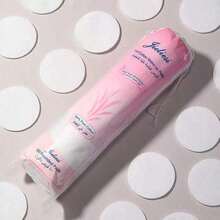 Multi-Layer Highly Absorbent Organic Cleansing Cotton Round Pattern Cleansing Cotton Soft Pure Makeup Remover Pad - Pink - View 5