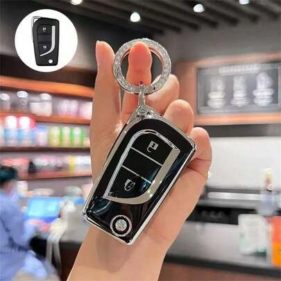 Vỏ bảo vệ chìa khóa xe nhiều màu sắc, phù hợp với chìa khóa xe hơi, móc khóa chống thất lạc chìa khóa xe.