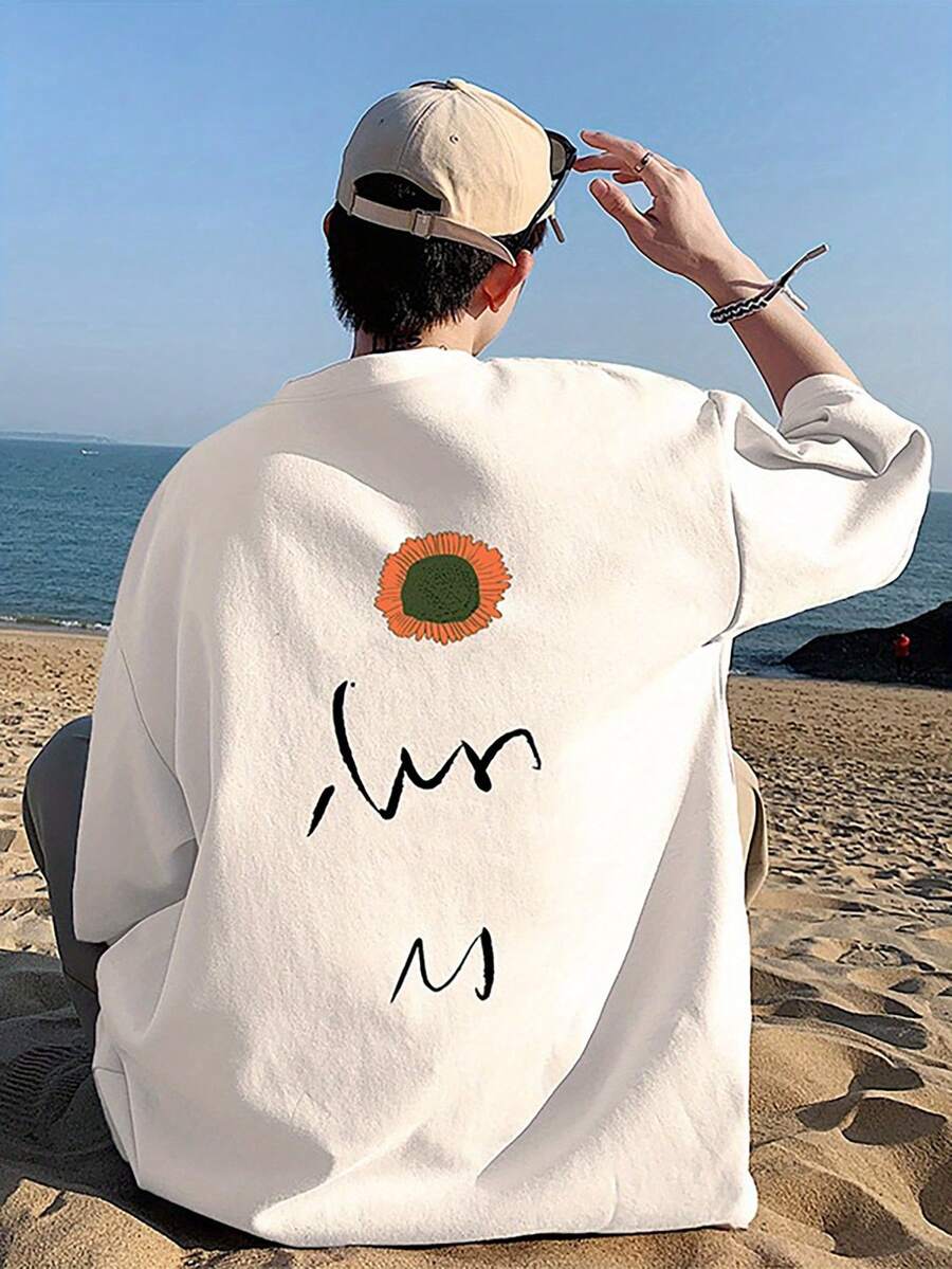 Camiseta unisex% algodón, modelo 2026, lavable aáquina, cómoda para todas las estaciones, adecuada para deportes al aire libre, fiestas en la playa y uso diario, con un diseño novedoso y estilo moderno, ¡tu mejor elección! - Blanco - Ver 1