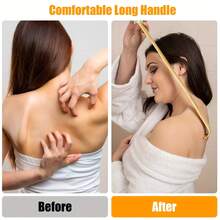 Back Scratcher, 3 Pieces Strong Sturdy Self-Massager Therapeutic Bamboo Wooden Back Scratchers For Scratching Itches, Best Gift For Pregnant Women And People Who Need Longer Hands. - 查看 9