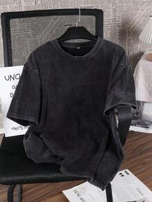It's Trus Women's Summer Cotton T-Shirt With Fun Mandala, Flower And Letter Print, Casual Urban Style, Korean Retro Chic, Y2K Style, Suitable For Outdoor Leisure, Punk Style Black Regular, Fitted, Round Neck, Short Sleeve, Washed, For Vacation. - 白色 - 查看 2