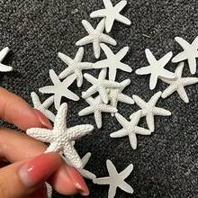 10/40pcs Resin Starfish Decorations, Cute Small Starfish, Suitable For Wedding, Holiday Decor, Home Decor And Crafts - Star - View 4