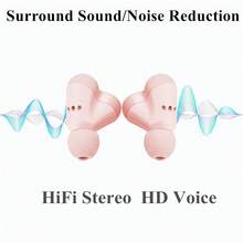 1个可爱心形无线耳机，HiFi立体声心形音乐耳机，时尚浪漫心形设计，精美礼物，情人节礼物 - 彩色 - 查看 6