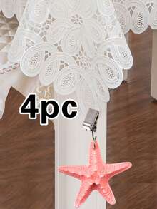 1/2/4pcs Ocean Series Lemon Tablecloth Clips, Suitable For Beach Party, Outdoor Dining Table Cloth Decoration, Picnic, Camping, Wedding, Party, Holiday Celebration Tablecloth Clips - Multicolor - View 21