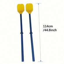 2pcs Multipurpose Outdoor Boat Oars, One-Piece Structure Sturdy And Unbreakable, Uniform Force Distribution When Rowing, High Propulsion Efficiency, Easy To Handle In Still Water, Slow Current And Other Water Environments, Effortless And Efficient, Suitable For Leisure Boating Or Short-Distance Drifting, Lightweight And Comfortable Grip, Suitable For Beginners And Leisure Players. Medium Grip Thickness Fits Different Hand Sizes, Stable Grip Without Slipping, Enhancing Rowing Experience. - Multicolor - View 9