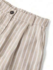 Conjunto de 2 piezas para mujer: Chaleco de metal de un solo pecho y shorts para el verano - Multicolor - Ver 4