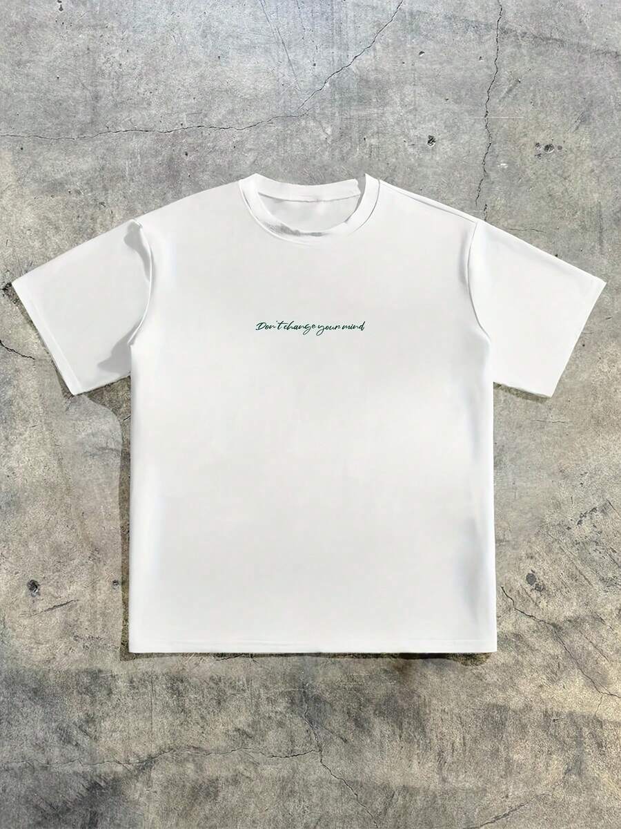 Camiseta de una pieza para hombre, nueva colección primavera/verano, con estampado retro a la moda, ideal para uso casual, diario, callejero, de fiesta y deportivo. - Blanco - Ver 1
