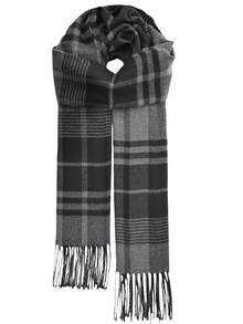 1 Peça Lenço Xadrez Clássico, Lenço de Tricô Quente Reversível para Homens, Presente Versátil para Namorado, Adequado para Outono/Inverno, Aquecedor de Pescoço, Acessórios Masculinos - multicolorido - Visão 6
