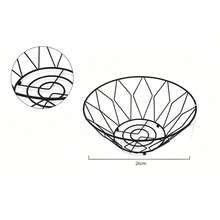 Durable Metal Fruit Storage Basket, Iron Art Fruit Basket, Breathable Snack Bowl, Kitchen Fruit Bowl, Countertop Fruit And Vegetable Basket, Space-Saving, Sturdy And Durable, Not Easy To Deform. It Is A Home Decoration Item That Matches A Variety Of Home Decoration Styles, Suitable For Use In The Kitchen, Living Room, Bedroom, Dining Room, Folk House, Pantry And Dining Table. A Must-Have For Modern Kitchens, Kitchen Accessories And Kitchen Storage Organizers. It Is Also An Ideal Gift For Housewarming, Festivals, Mother's Day And Father's Day. - View 16