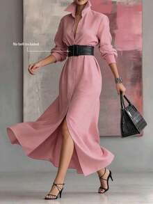 Women Long Dresses - Rose - View 4
