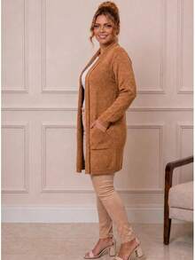 Amanda Simple Women's Overcoat - Màu Mù tạt vàng - Xem 4