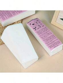 Tiras de cera de papel ámbar para depilación corporal completa, tiras de encerado profesional de un solo uso para salones de belleza - Blanco - Ver 19