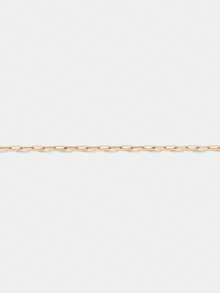 Vòng tay tối giản bằng bạc sterling 925 mạ vàng 18k, kiểu dáng unisex, dây xích hình kẹp giấy cỡ trung bình, dành cho nữ. - Vòng tay dây kẹp giấy - Xem 8