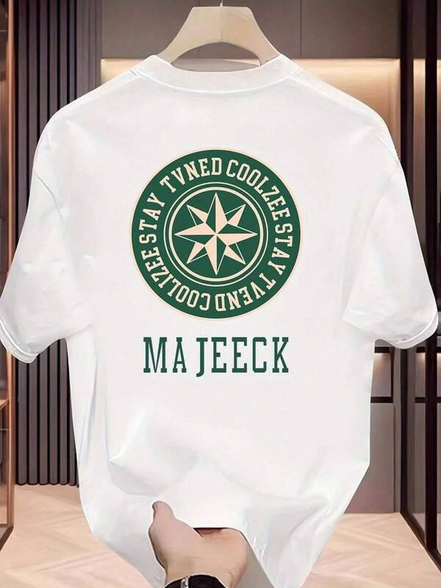 New 2026 Summer Tops For Men Short Sleeve T-Shirt 100% Pure Cotton Casual Summer Clothes, Japanese Anime Print T-Shirt, Valentine's Day Gift, K Style Print, Young Male Singer Print, Graphic T-Shirt For Women, Fashion T-Shirt For Men - 白色 - 查看 1