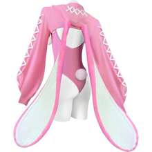 KORURACLUB Cosplay Maid Outfit Bunny Outfit Cosplay Women Animal Costumes Bunny Bodysuit - 粉紅色 + XS-M - 查看 2