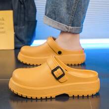 Sandal Selop EVA Anti Selip, Tahan Air, dan Tahan Minyak, Cocok untuk Penggunaan Kasual, Kantor, Dapur, Perawat, dan Medis. - Mustard Yellow - View 5