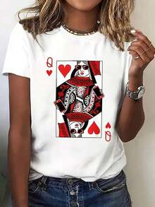 Funny 100% Cotton 40th Birthday T-Shirt - "Hello Forty" Graphic Tee With Black Heart - Lightweight Non-See-Through Fabric - Women's Nameplate - Casual Summer Party Outfit - Funny 40th Birthday Gift For Women - Machine Washable - 白色 - 查看 10