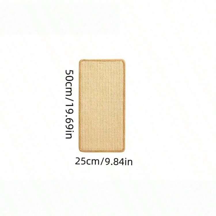 1 trụ cào móng cho mèo dạng đứng chắc chắn màu be, đế chống trượt, thiết kế tiết kiệm không gian, tương thích với đồ chơi treo, chất liệu dây thừng đan, phong cách thú cưng hiện đại, họa tiết đan màu be, đồ nội thất đa chức năng bền bỉ cho mèo, bảo vệ ghế sofa, cửa ra vào, thích hợp sử dụng hàng ngày. - nhiều màu - Xem 13