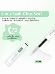Bộ 608 cụm mi giả riêng lẻ, bộ dụng cụ nối mi, độ dày 80D, 100D tự làm mi giả với keo dán và chất bịt kín, dụng cụ gỡ mi, nhíp, tạo hiệu ứng trang điểm mắt 3D nổi bật, bộ dụng cụ nối mi tự làm tại nhà. - màu đen - Xem 7