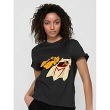 Women T-Shirts - Black - View 10