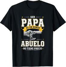 Camiseta unisex de manga corta, Familiar&RelaciónPalabras-SerPapáESUnHonorSerAbulCamisetasdemujer, MichaelJacksonGráficoCamisetaDulceDiseño,VeranoInformalDesgaste, CalienteClimaWear,camisetasparamujer,camisetasparahombre,playerasdehombre,,y2k,spiderman,regalosparaEsonovio,RetroVintage,playerasdehombregimnasio, spiderman, FIFACampeonato Mundial2026Camiseta,,regalosparaEsonovio, - Negro - Ver 1
