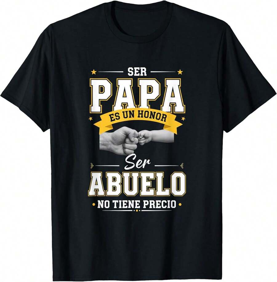 Camiseta unisex de manga corta, Familiar&RelaciónPalabras-SerPapáESUnHonorSerAbulCamisetasdemujer, MichaelJacksonGráficoCamisetaDulceDiseño,VeranoInformalDesgaste, CalienteClimaWear,camisetasparamujer,camisetasparahombre,playerasdehombre,,y2k,spiderman,regalosparaEsonovio,RetroVintage,playerasdehombregimnasio, spiderman, FIFACampeonato Mundial2026Camiseta,,regalosparaEsonovio, - Negro - Ver 1