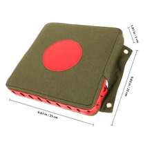 Colchoneta de Boxeo de Pared de Lona Resistente Tamaño Mediano Soporte de Pared para Boxeo Almohadilla Reutilizable para Entrenamiento y Artes Marciales en Casa - Colores surtidos - Ver 3